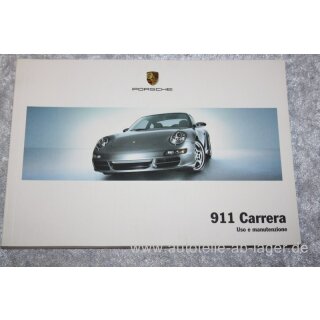 Porsche 997 Carrera Uso manutenzione Italienisch WKD 99704006 #0045