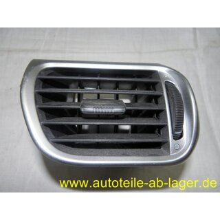 Porsche 997 Turbo Lüftungsdüse Ausströmer Galvanosilber links gebraucht 99755213106V04 99755213108V04 #8387-0332-03